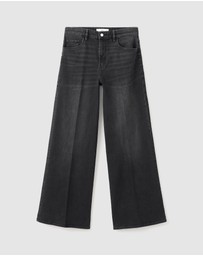 M.N.G - High-Waisted Wide-Leg Jeans