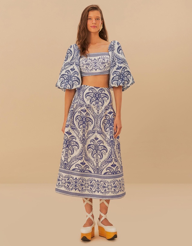 Farm Rio - Cameo Off-White Blouse