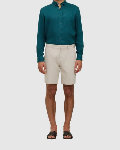 Trenery - Stretch Cotton Sateen Short