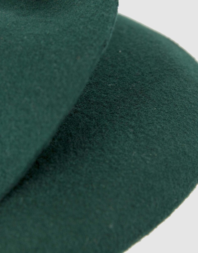 Max Alexander - Felt Winter Green Pillbox Fascinator