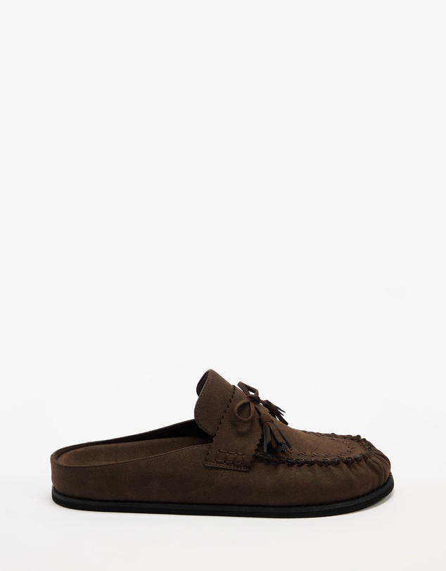 Dazie - Edie Tassel Backless Loafers