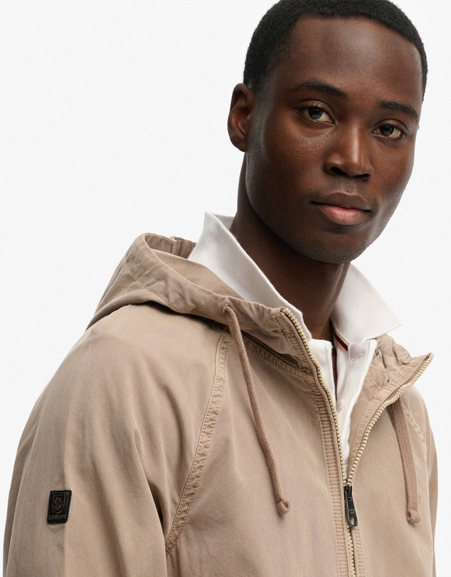 Superdry - Hooded Washed Twill Jacket