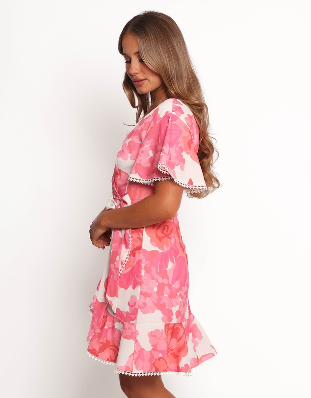 Petal & Pup - Jem Mini Dress - Pink Floral