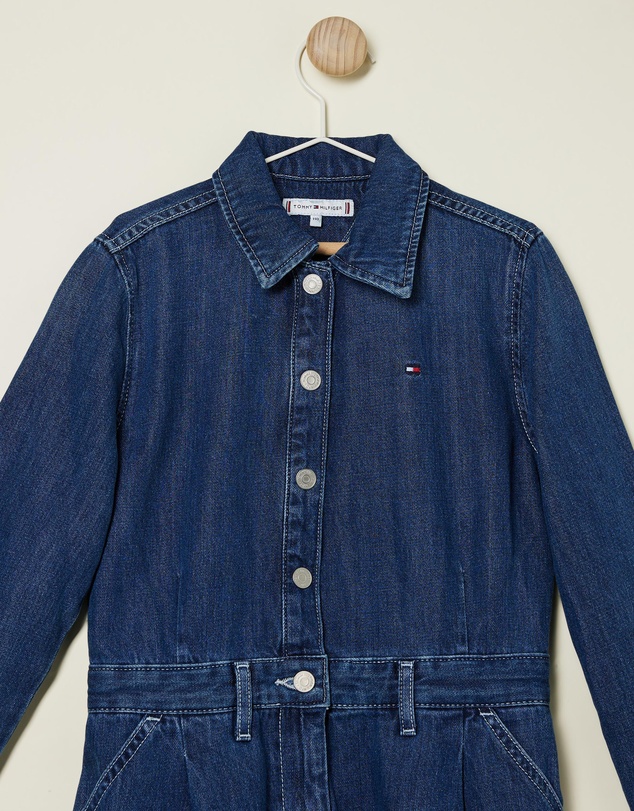 Tommy Hilfiger - Denim Pleats Dress - Teens