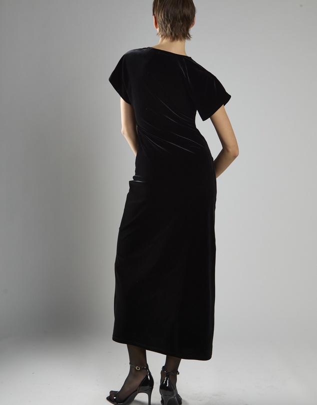 Glamorous - Short Sleeve V-Neck Maxi Dress