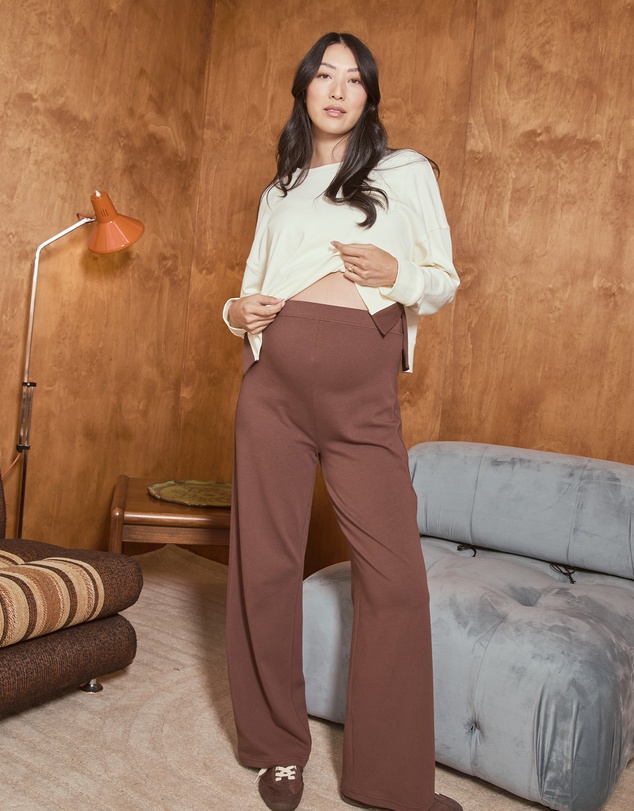 Soon Maternity - Harriette Wide Cotton Pants