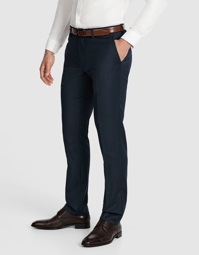 Tarocash - Ty Slim Check Wool Pant