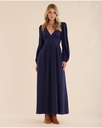 Amelius - Chelsea V Neck Maxi Dress