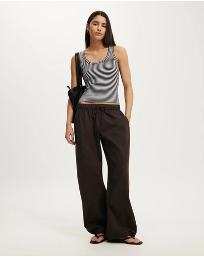 Cotton On - Blake Rib Scoop Tank