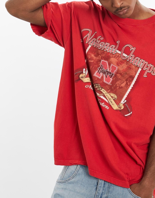 Vintage by The Real Deal - Pre Loved - Vintage 1995 NCAA University of Nebraska Huskers Tee