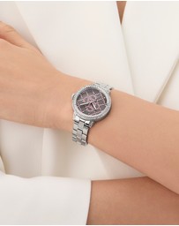 GUESS - Guess G Lace Ladies Silver Tone Analogue Watch