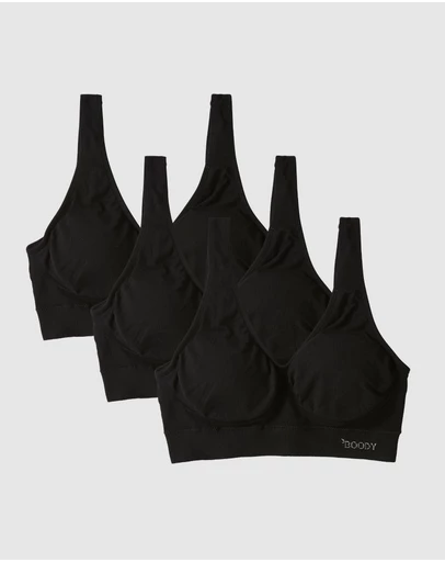 Boody - 3-Pack Padded Shaper Crop Bra