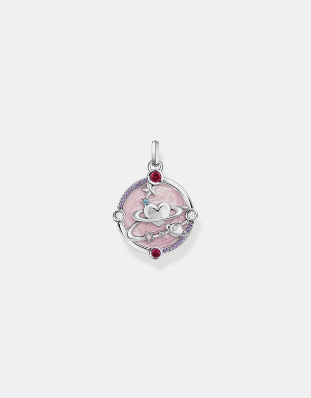 THOMAS SABO - Small Pendant with Heart Planet