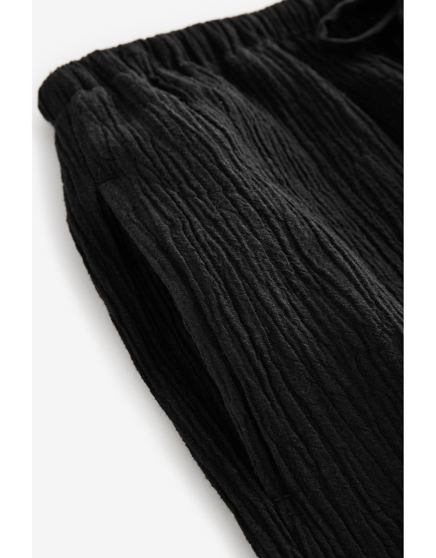 NEXT - Wide Leg Textured Trousers with Linen