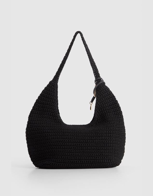 Laura Jones - Rayon Crochet Shoulder Bag