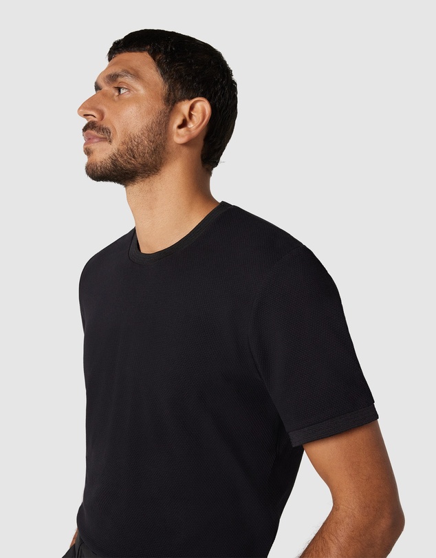Politix - Slim Fit Jacquard Texture Tee