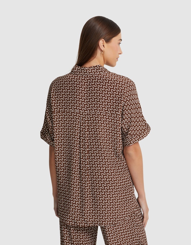 Oxford - Jasmine Zigzag Short Sleeve Shirt
