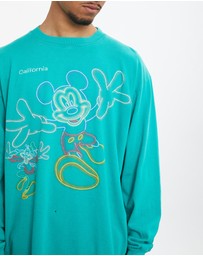 Vintage by The Real Deal - Pre Loved - 90s Disney Mickey Mouse Long Sleeve Tee