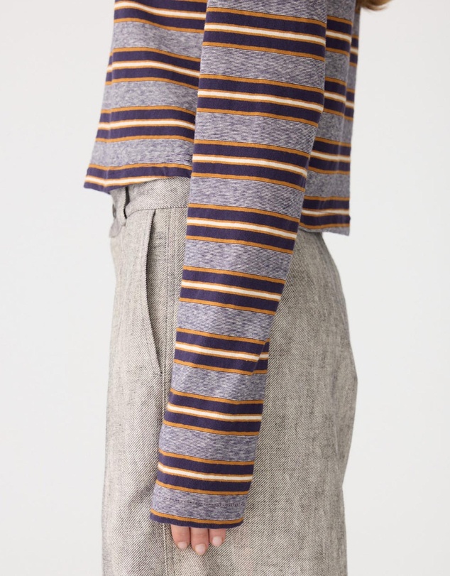 Bassike - Vintage Stripe Baby Long Sleeve T-Shirt