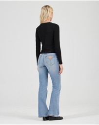 Rolla's - Pointelle Classic Long Sleeve Top