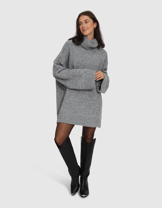 Belle & Bloom - Cuddle Me Oversized Tunic Sweater