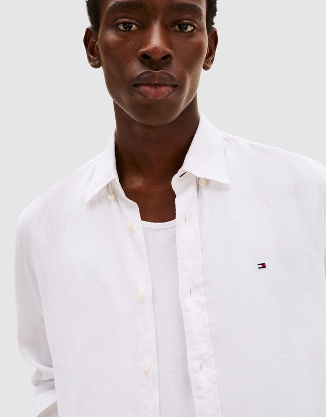 Tommy Hilfiger - Pigment Dyed Linen Regular Fit Shirt