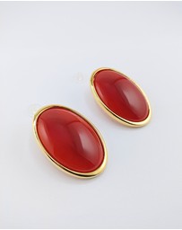 Izoa - Renna Statement Stud Earrings