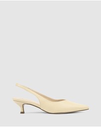 Verali - Lush Slingback Kitten Heels