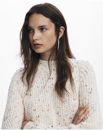 Desigual - Derby Crudo Relaxed Long Sleeve Knit Sweater