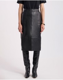 David Lawrence - Ellen Leather Skirt