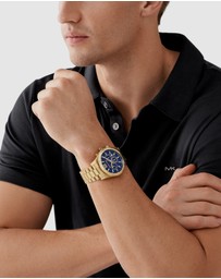 Michael Kors - Lexington Gold Tone Chronograph Watch