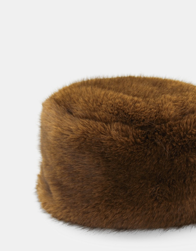 Morgan & Taylor - Elaina Faux Fur Cossack Hat in Brown