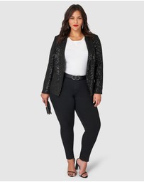 Pink Dusk by Curve Project - All Day & Night Sequin Jacket