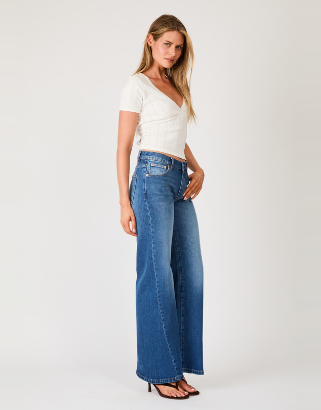Rolla's - Pointelle Cross Over Top