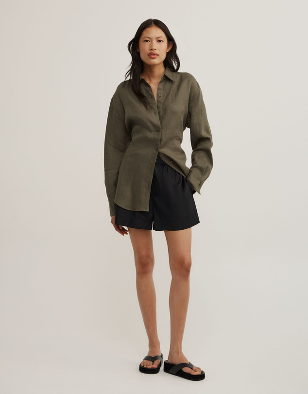 Witchery - Linen Tie Back Shirt