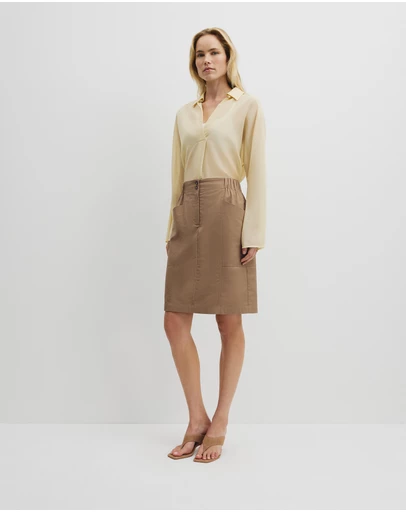 Country Road - Twill Utility Skirt