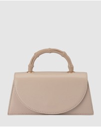 Olga Berg - Phoebe Bamboo Handle Bag