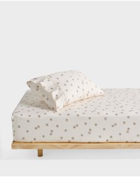 Linen House Kids - Flower Garden Fitted Sheet + Pillowcase Set