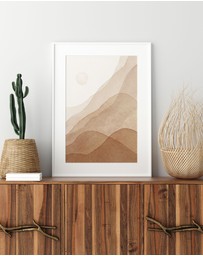 Olive et Oriel - Earthen III Art Print