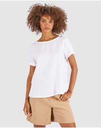 CAMIXA - Teena Linen T-shirt Top