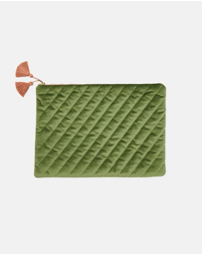 Linen House - Ella Velvet Pouch