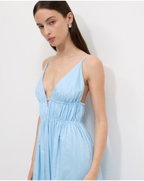 Calli - Alecia Plunge Maxi Dress