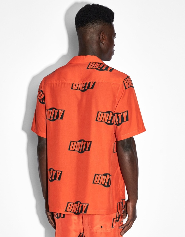 Ksubi - Unity Sign Resort Ss Shirt Orange