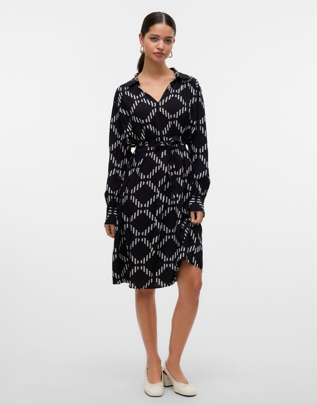 Vero Moda - Brina Printed Midi Dress