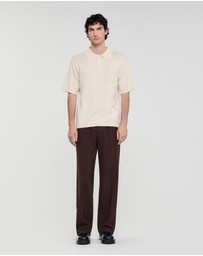 Sandro - Big 4S Rope Polo Sweater