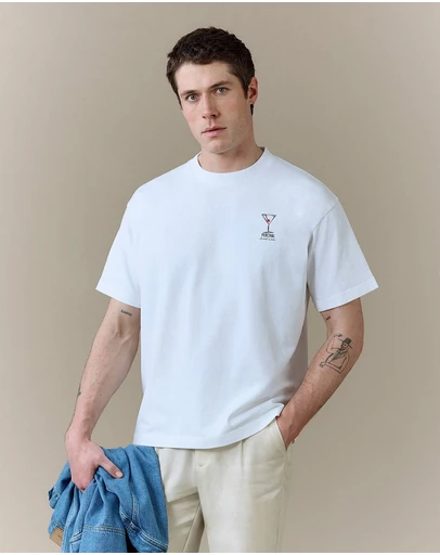 Percival - Perci And Rossi Martini Oversized T-Shirt