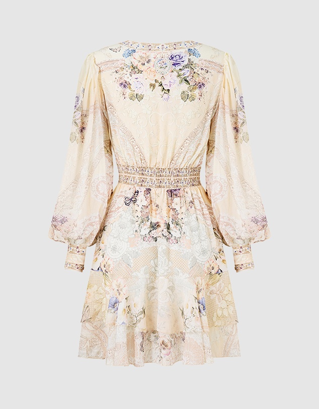 Camilla - Button Front Frill Dress