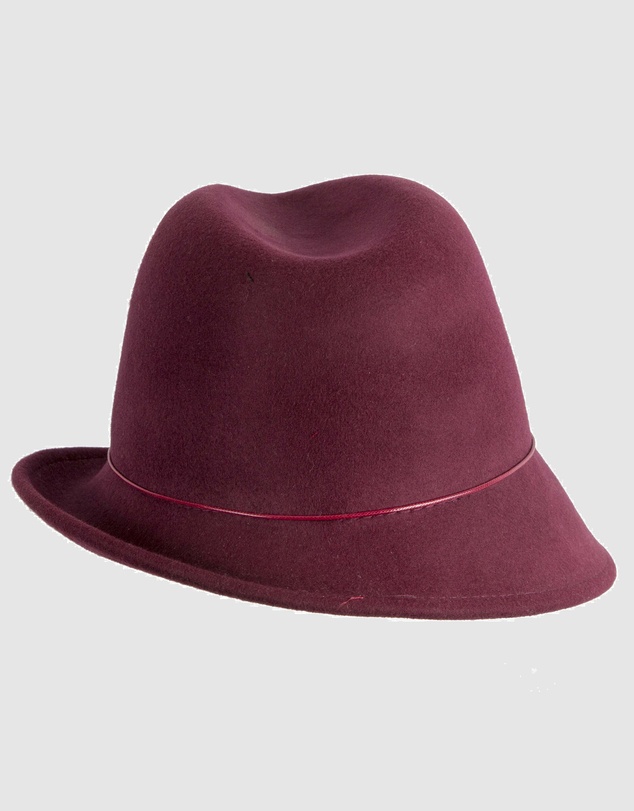 Max Alexander - Felt Burgundy Trilby Hat