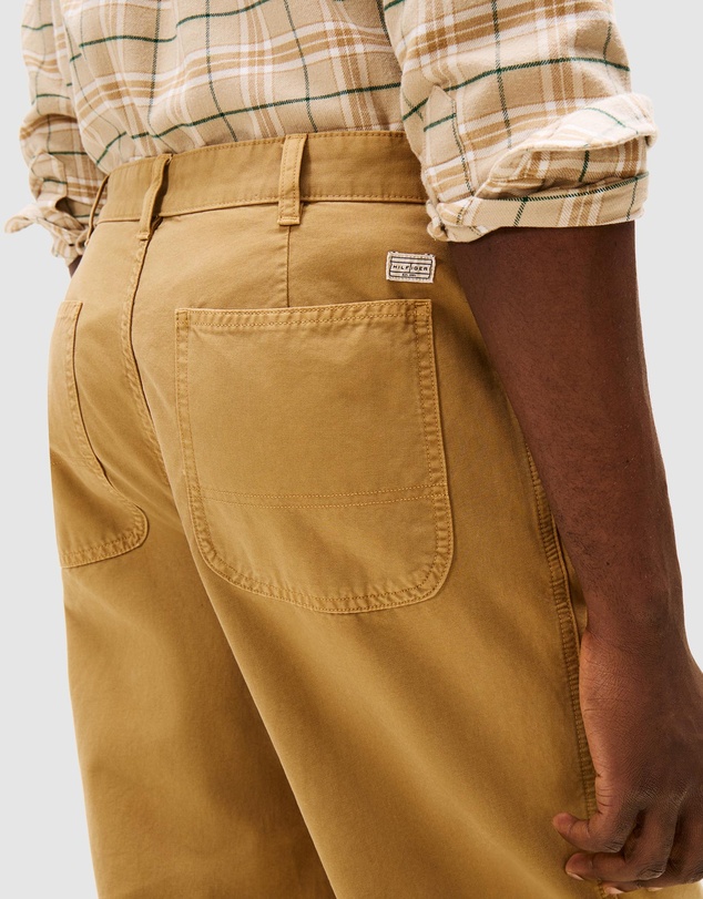 Tommy Hilfiger - Straight Washed Canvas Carpenter Trousers