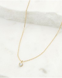 Luna Rae - Solid Gold - Diamond Sky Necklace